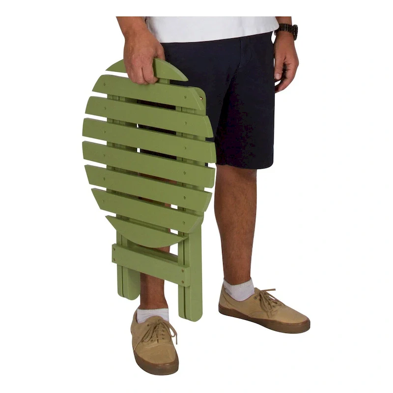 Remedy 19 Assembled Cedar Wood Round Collapsible Folding Table