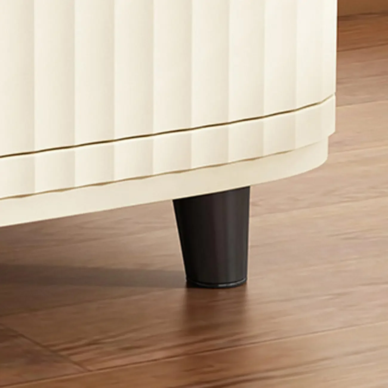 Modern Black And White Grid Top Nightstands with Drawers