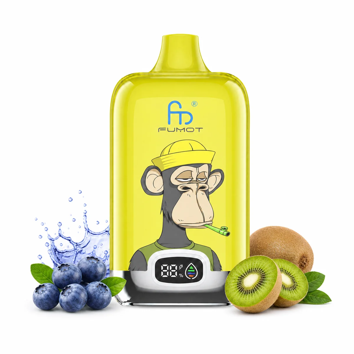 Fumot Digital Box 12000 Blueberry Kiwi – Einweg-Vape, Produktansicht