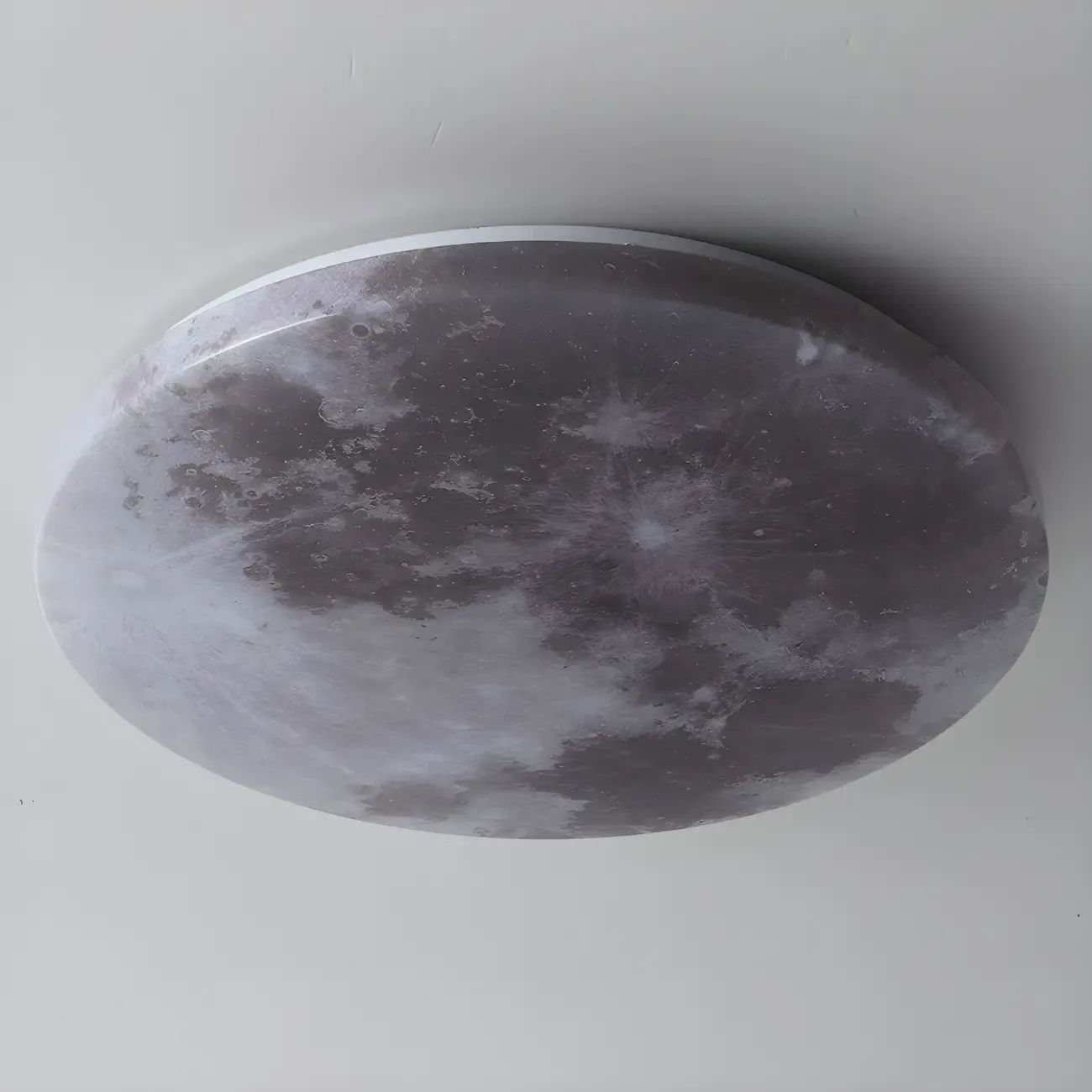 Modern Moon Design Dimmable LED Flush Mount Ceiling Light