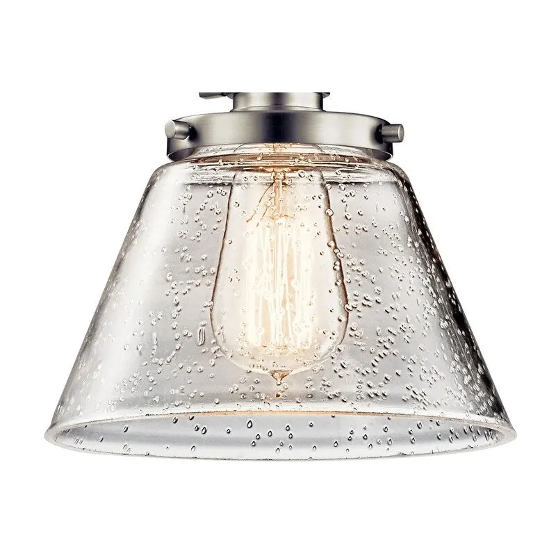 Kichler Avery Single Light 8  Wide Mini Pendant with Tapered Clear