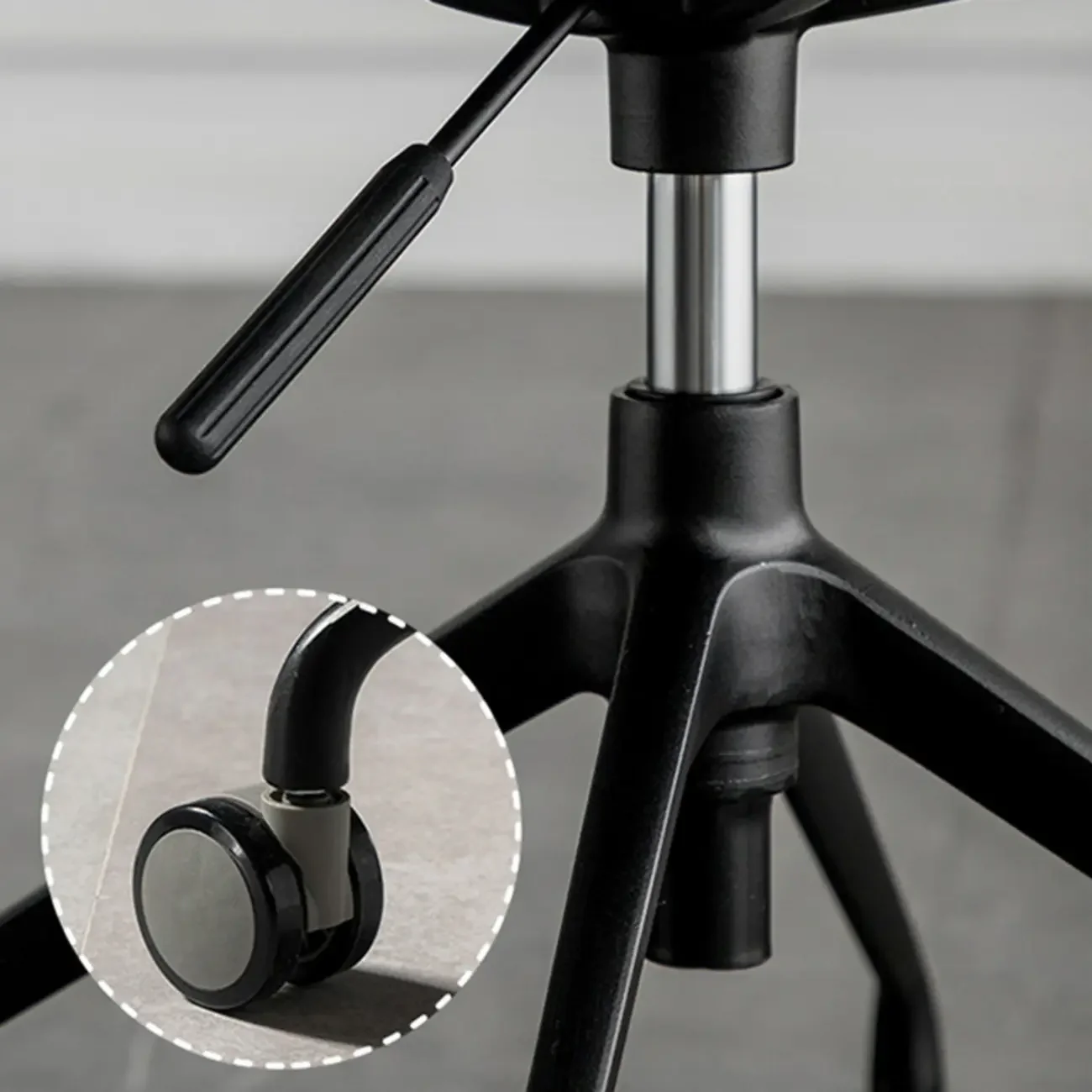 Simple Brown Adjustable Swivel Office Chair