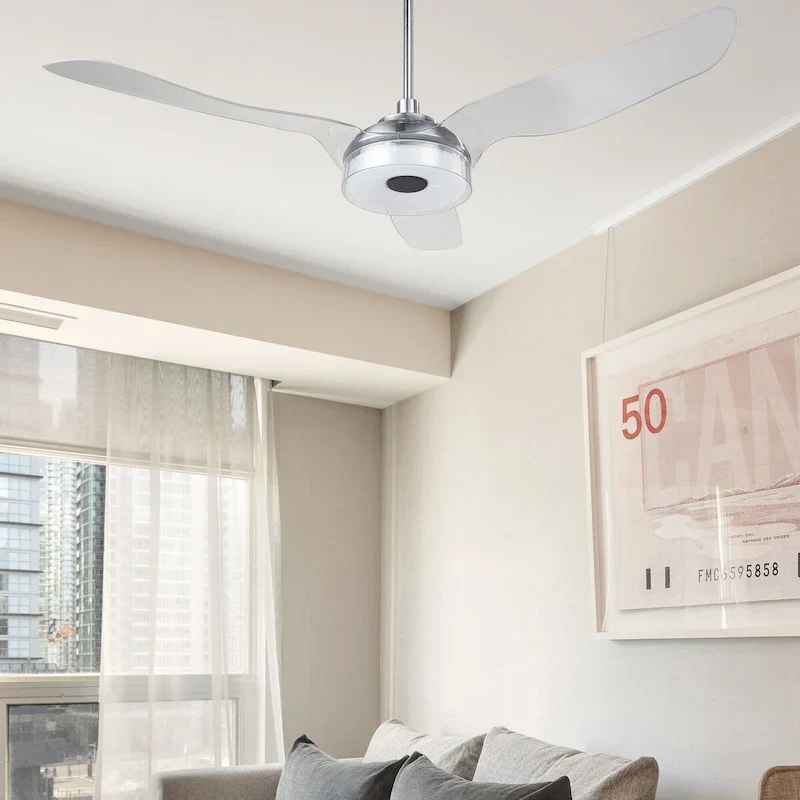 CARRO Felix 52  3-Blade Smart Ceiling Fan with Light and Remote.