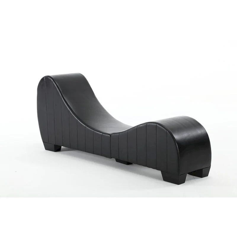 Modern Faux Leather Curved sofa