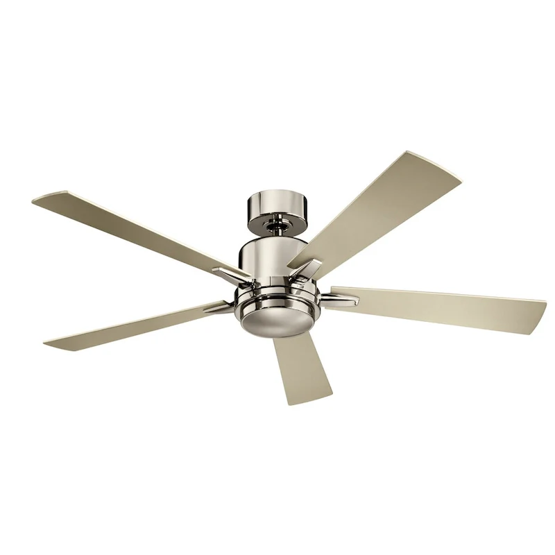 Kichler Lighting Lucian Collection 52-inch Polished Nickel LED Ceiling Fan