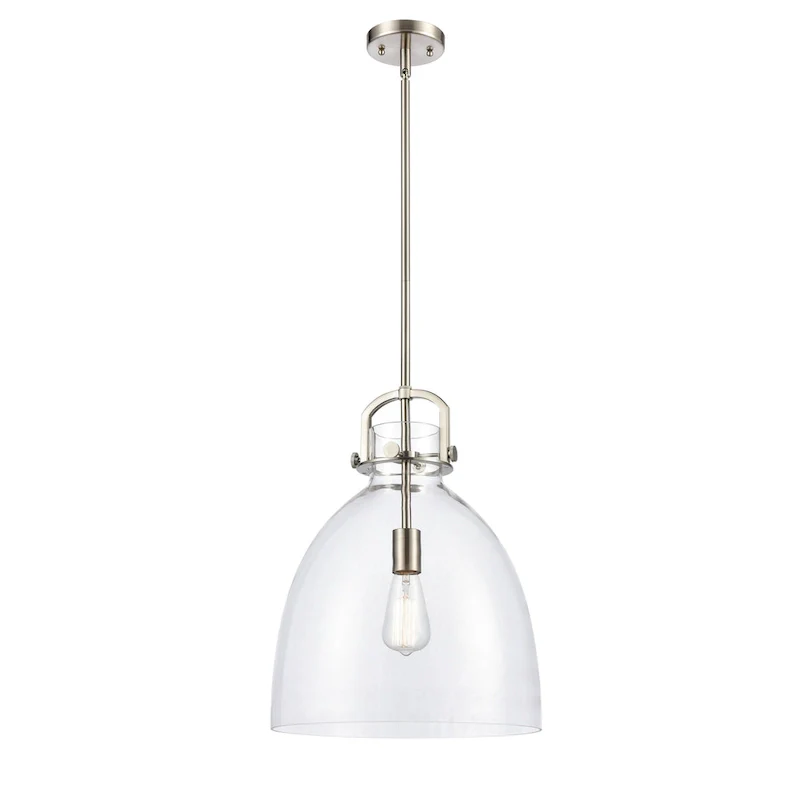 Innovations Lighting Newton Bell - 1 Light 14  Stem Hung Pendant