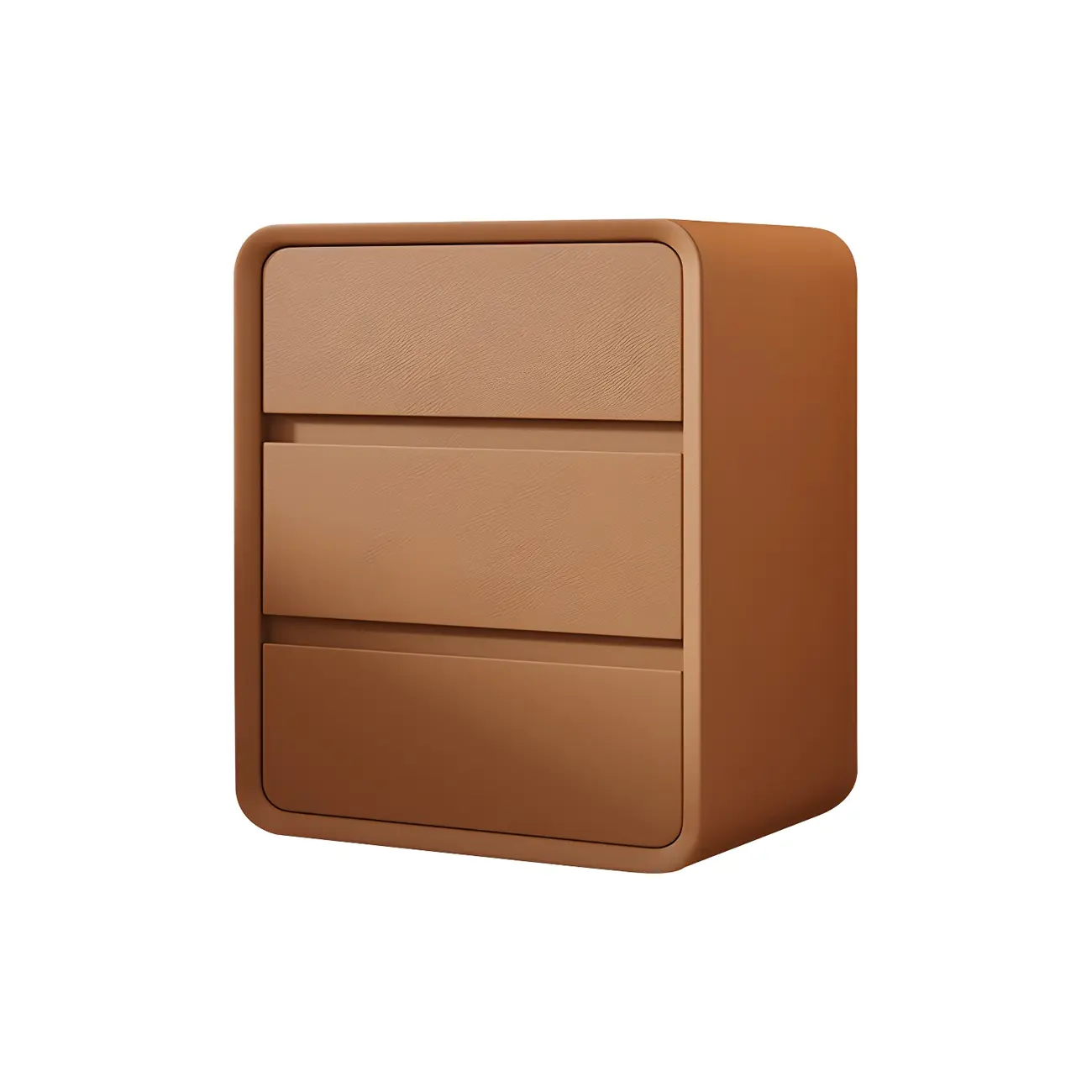 Scandinavian Wood Narrow Bedside Cabinet