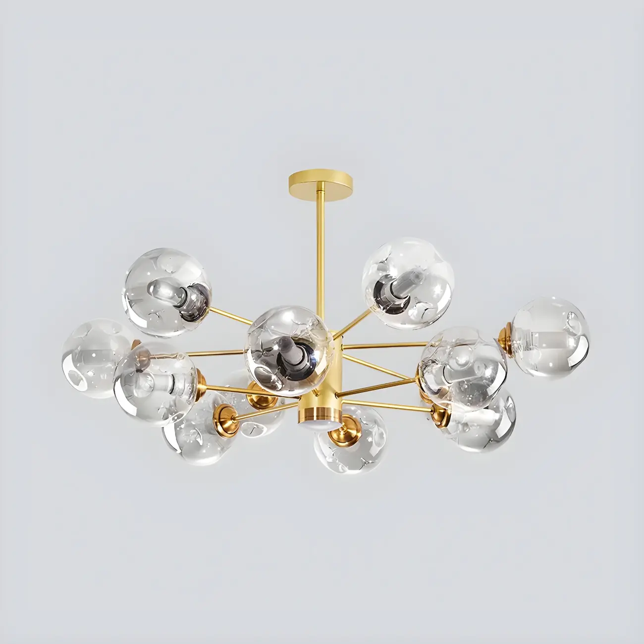 Modern LED Glass Crystal Sputnik Chandelier
