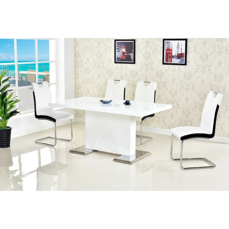 Best Master Furniture Two-tone Modern Side Chairs (Set of 2)