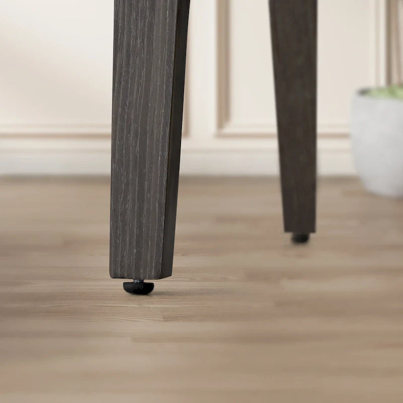 Art Leon Bentwood and PU Swivel Dining Chairs (Set of 2)