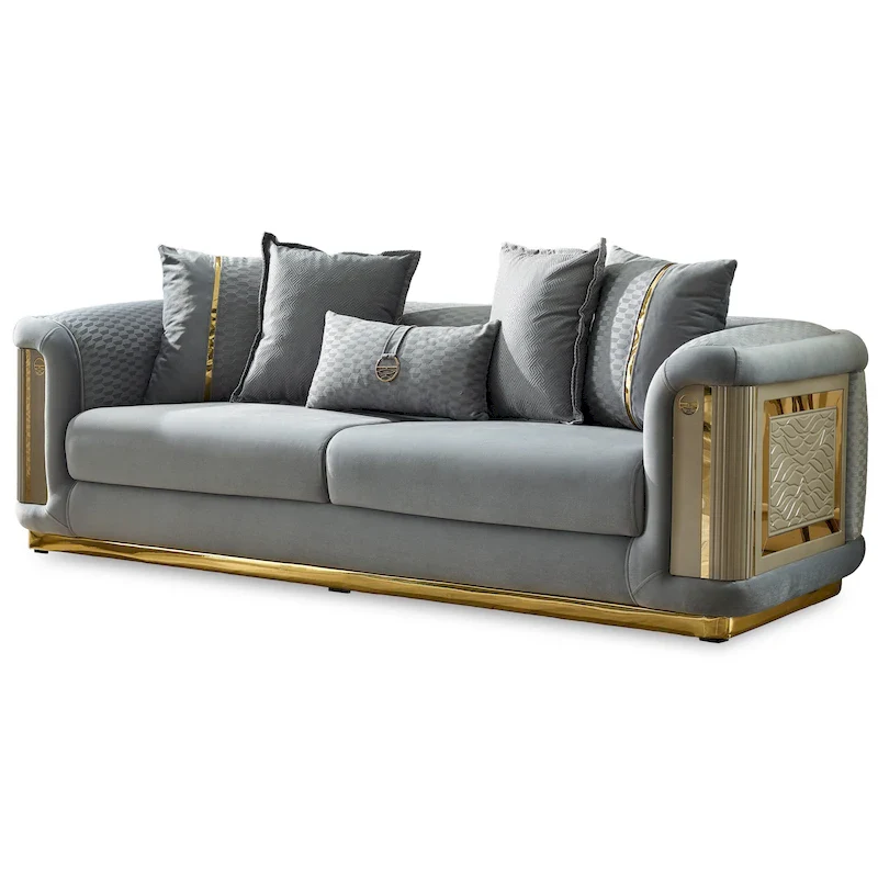 Ella 3-piece Living room Set Square Arms