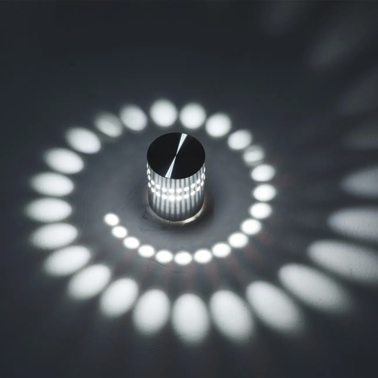 Triangular Modern Silver LED Wall Sconce for Indoor Decor