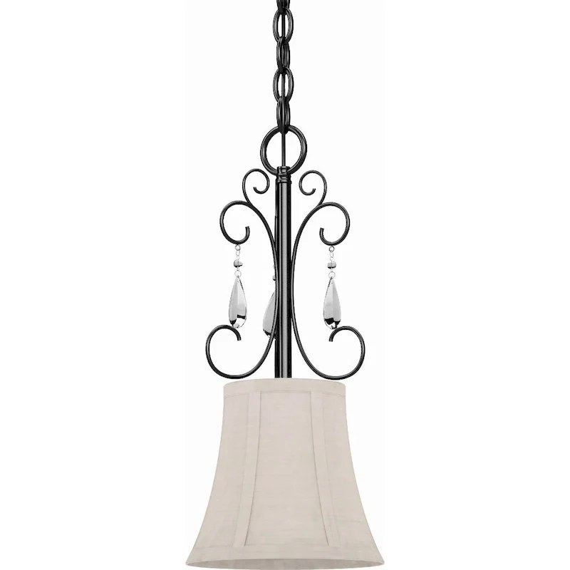 Volume Lighting Ava 1-Light Foundry Bronze Mini Hanging Pendant - Foundry Bronze