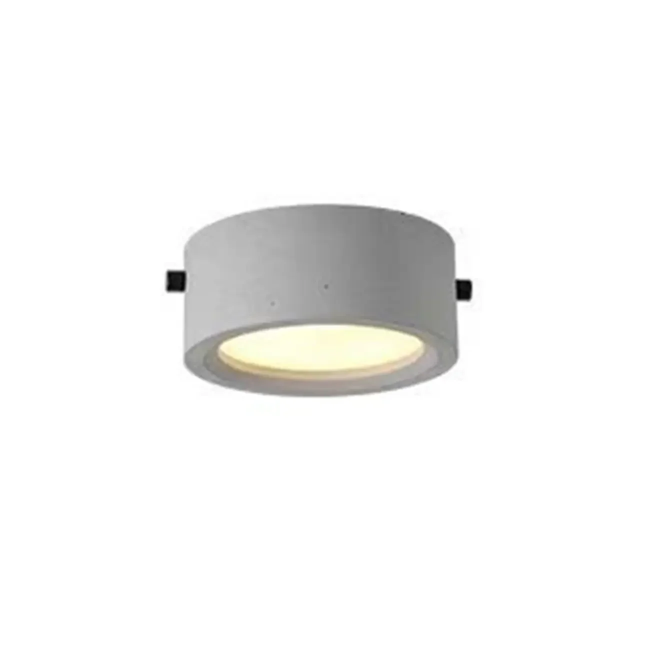 2.5 Circle Warm Flush Mount Ceiling Light for Living Room Decor