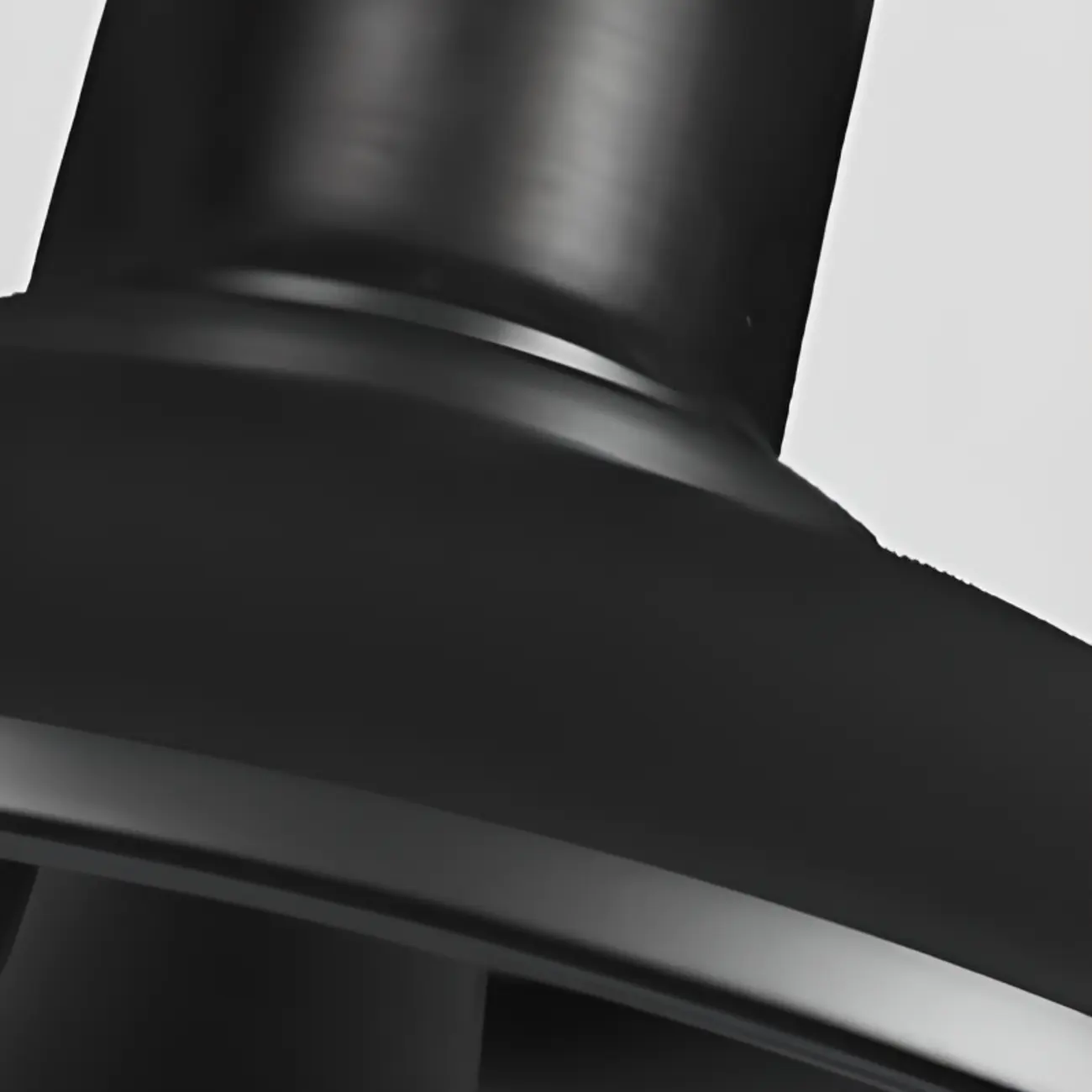 Industrial LED Semi Flush Ceiling Light with Black Iron Shade