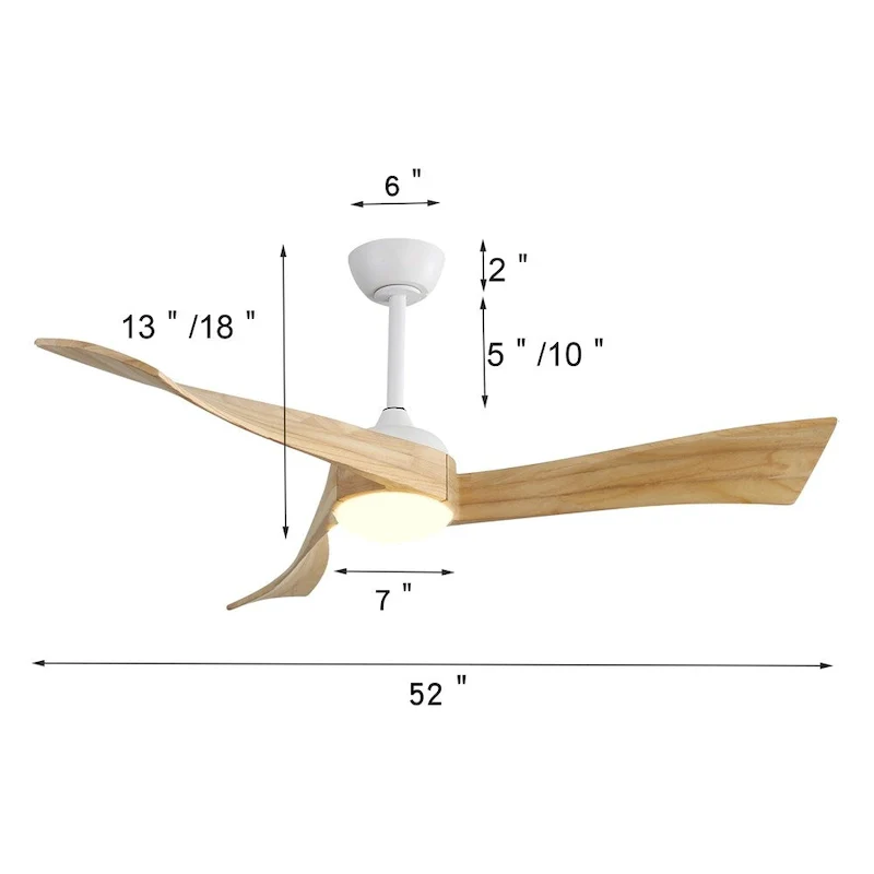 52 Ceiling Fan Light - N/A