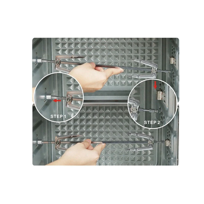 LNC 12-In-1 Large 34QT Countertop Toaster Oven Convection Rotisserie Air Fryer - 19.5 L x 15 W x 12.5 H