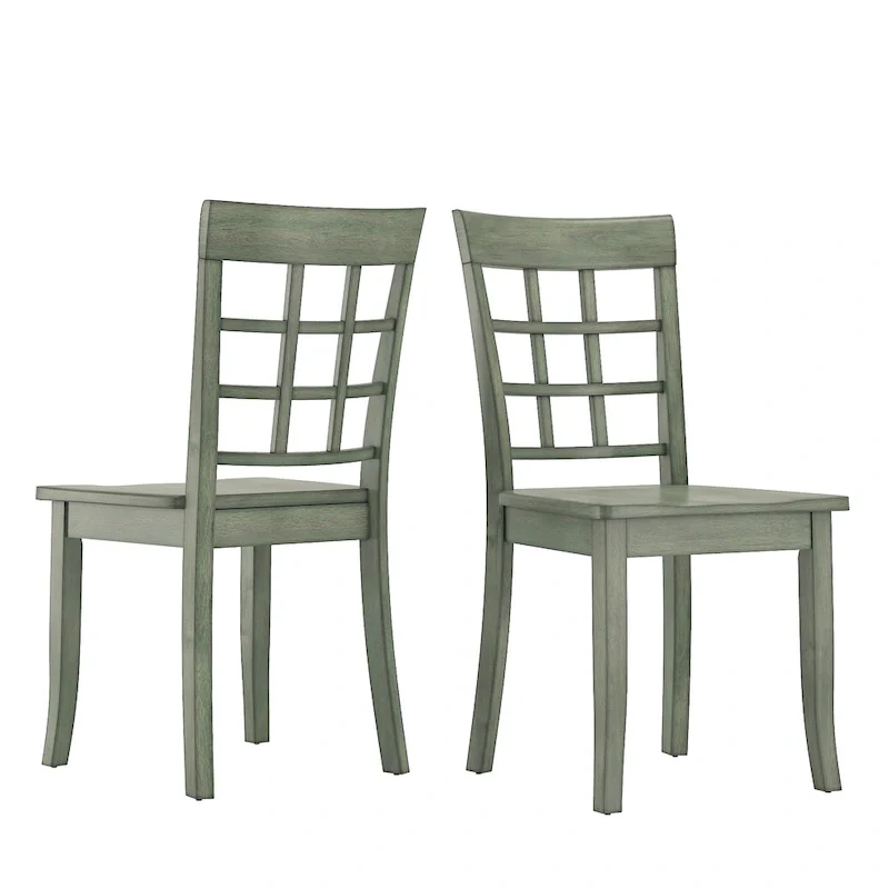 Wilmington II 48-Inch Rectangular Antique Sage Green 5-Piece Dining Set by iNSPIRE Q Classic