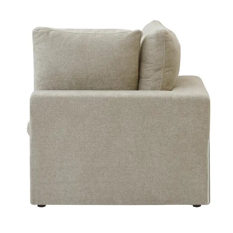 80   Linen Upholstered Loveseat Sofa Sectional Couch