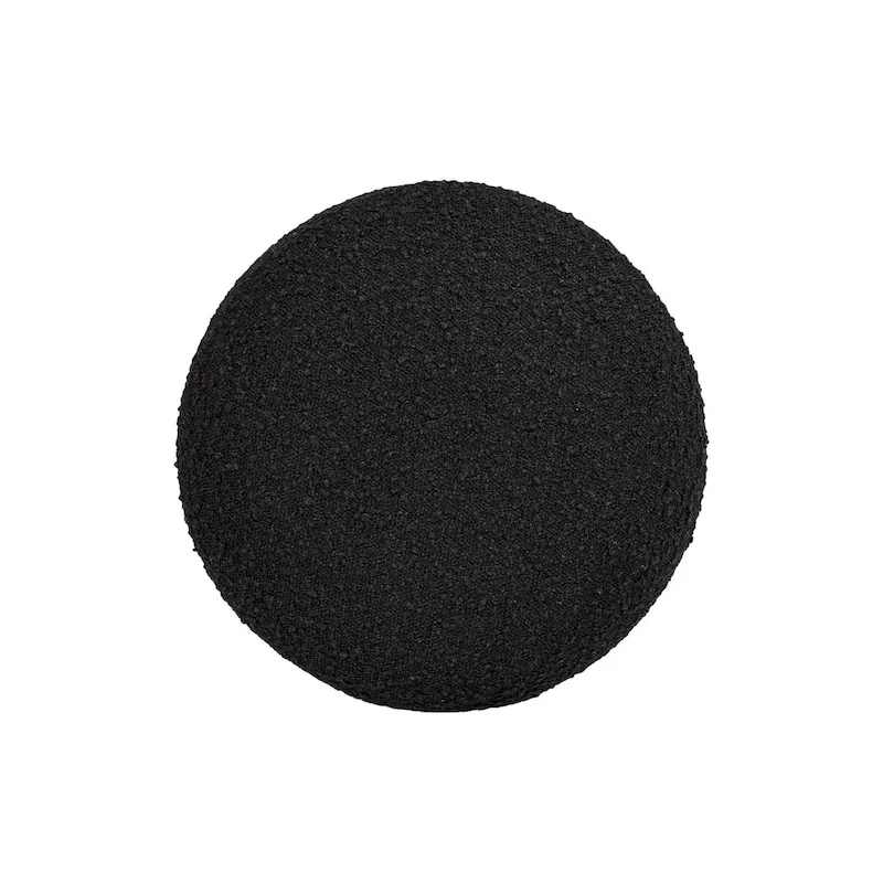 Fuji 15   Faux Sherpa Mushroom Footstool Ottoman