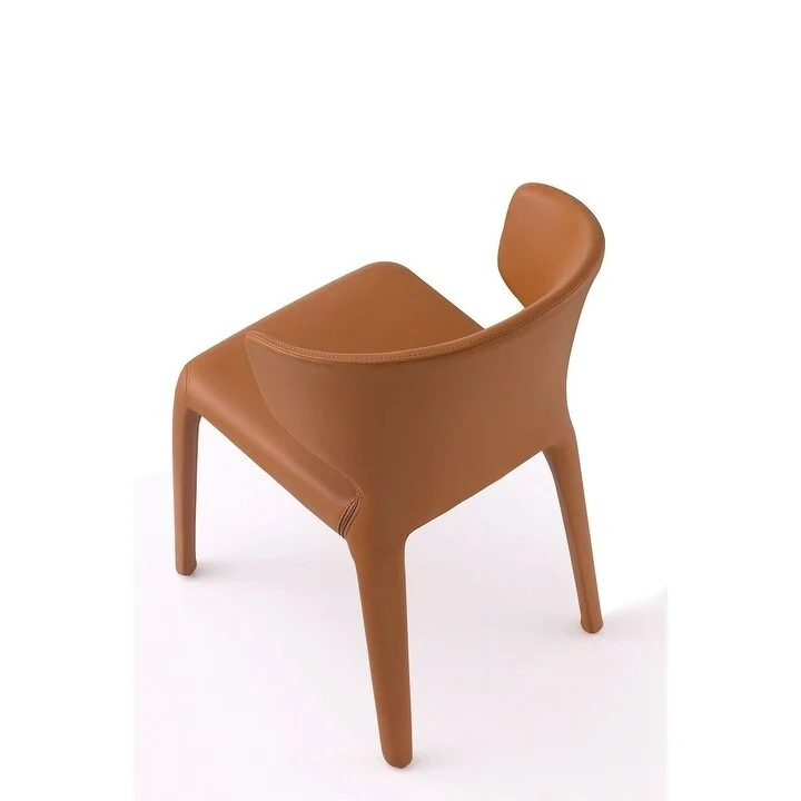 Conrad Cream Faux Leather Dining Chair (Set of 2)