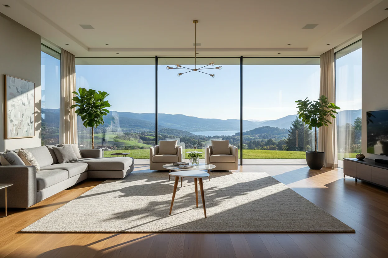 Utopia 19.88 High Triangle End Table With Splayed Wooden Legs