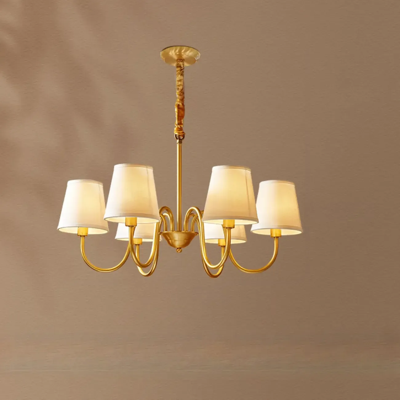 Elegant Modern Hanging Chandelier with Adaptive Height