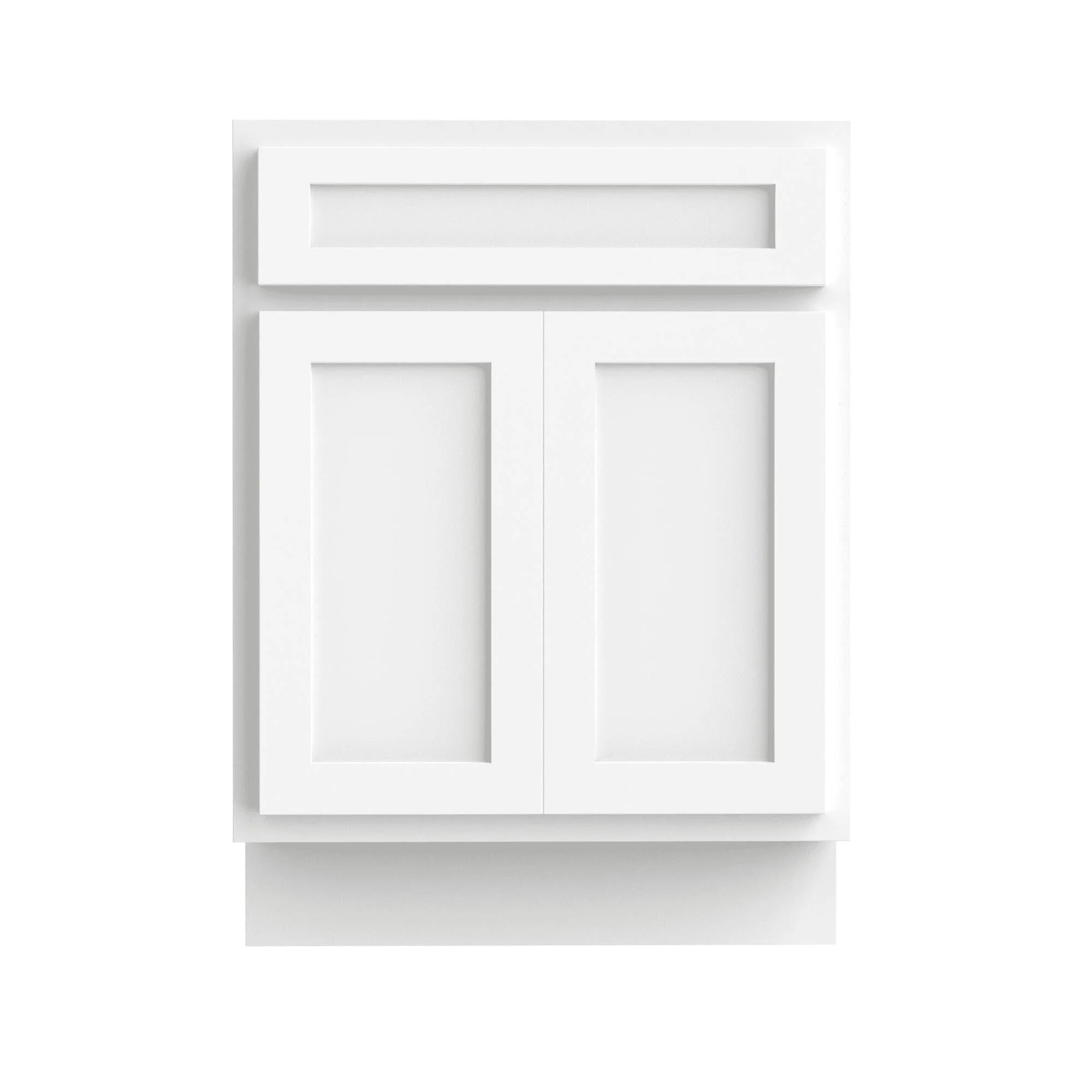 Vanity Art 24-inch Solid Wood Single Sink Bathroom Vanity Cabinet