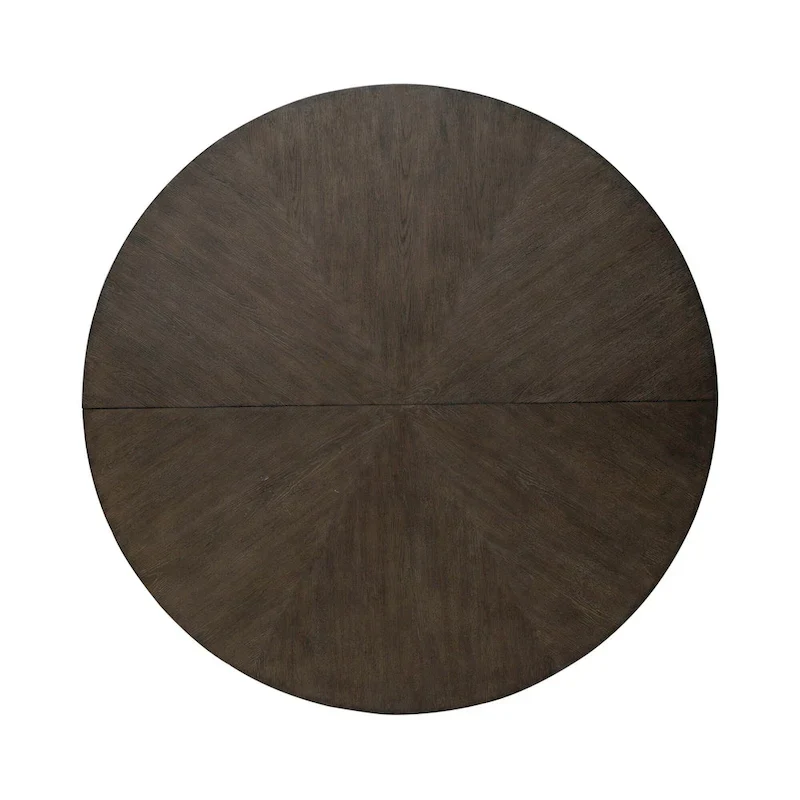 Cascade Falls Satin Espresso 5 Piece Pedestal Table Set with Chairs