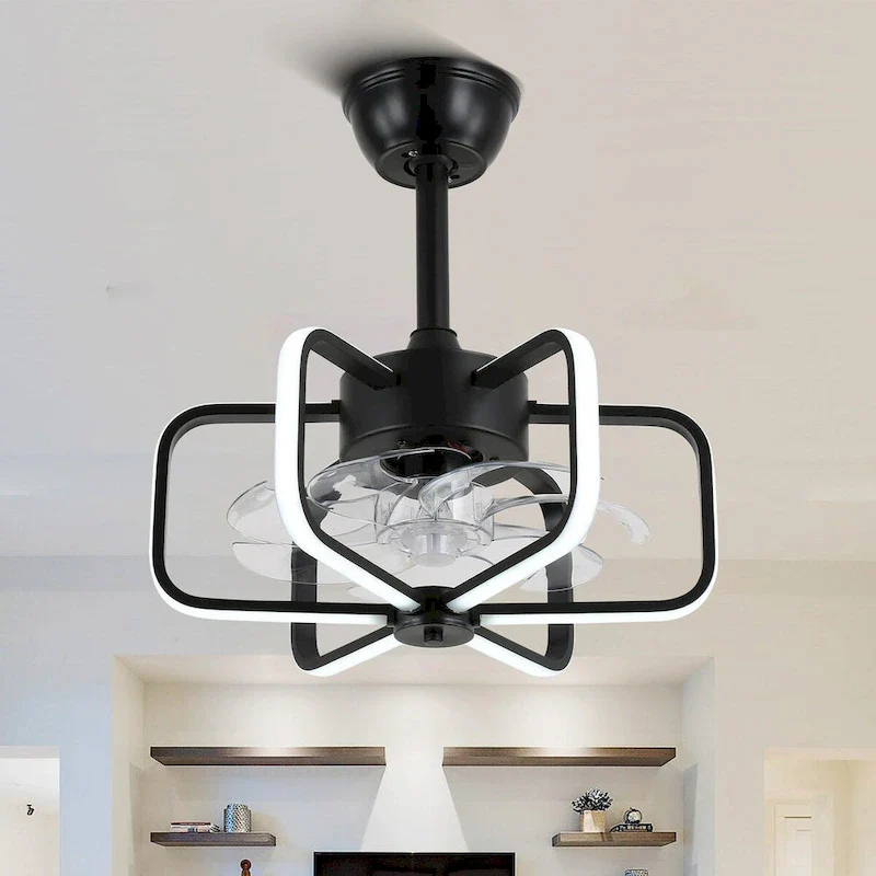 18  Bella Depot Modern Reversible Ceiling Fan with Dimmable Light , APP and Remote Control - 17.7 Inches