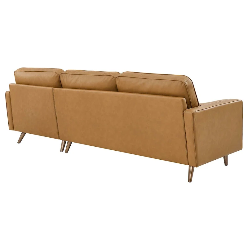 Valour 98 Leather Sectional Sofa