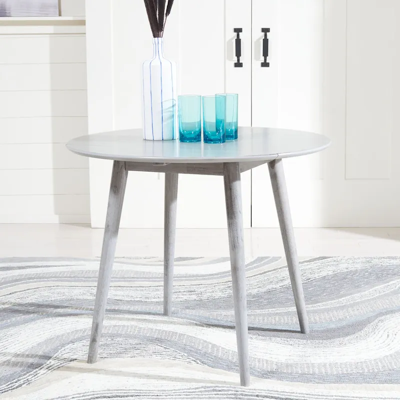 SAFAVIEH Geoff Folding Round Dining Room Table - 35 W x 35 L x 29 H - 35Wx35Dx29H