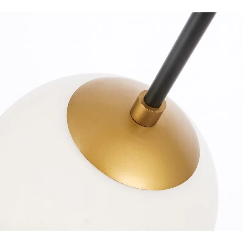 Bastina 20-Inch 1-DownLight Frosted Glass Pendant