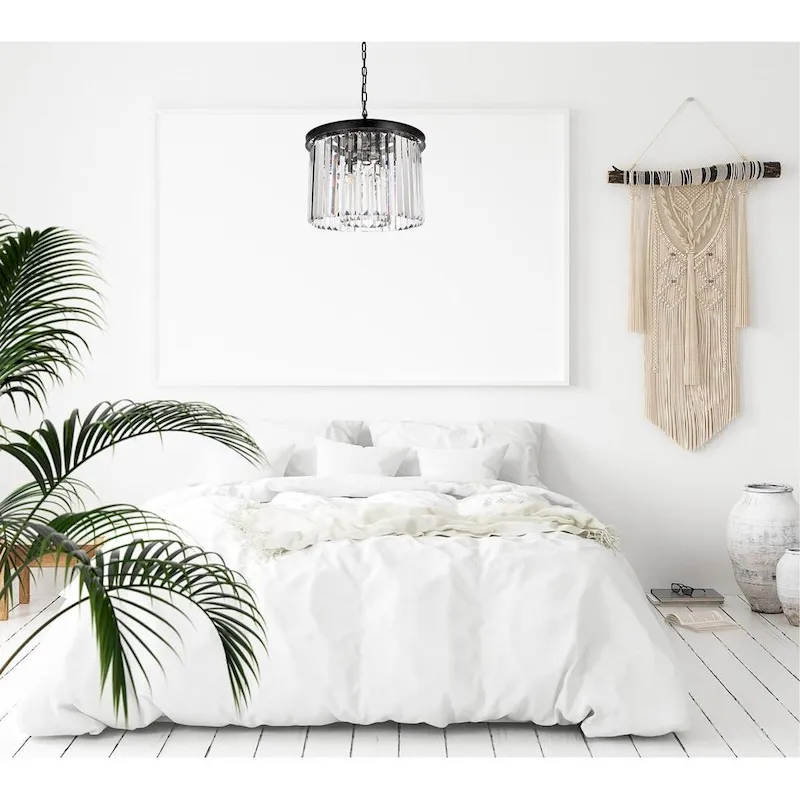 Royce Edge 6-Light Matte Black Pendant