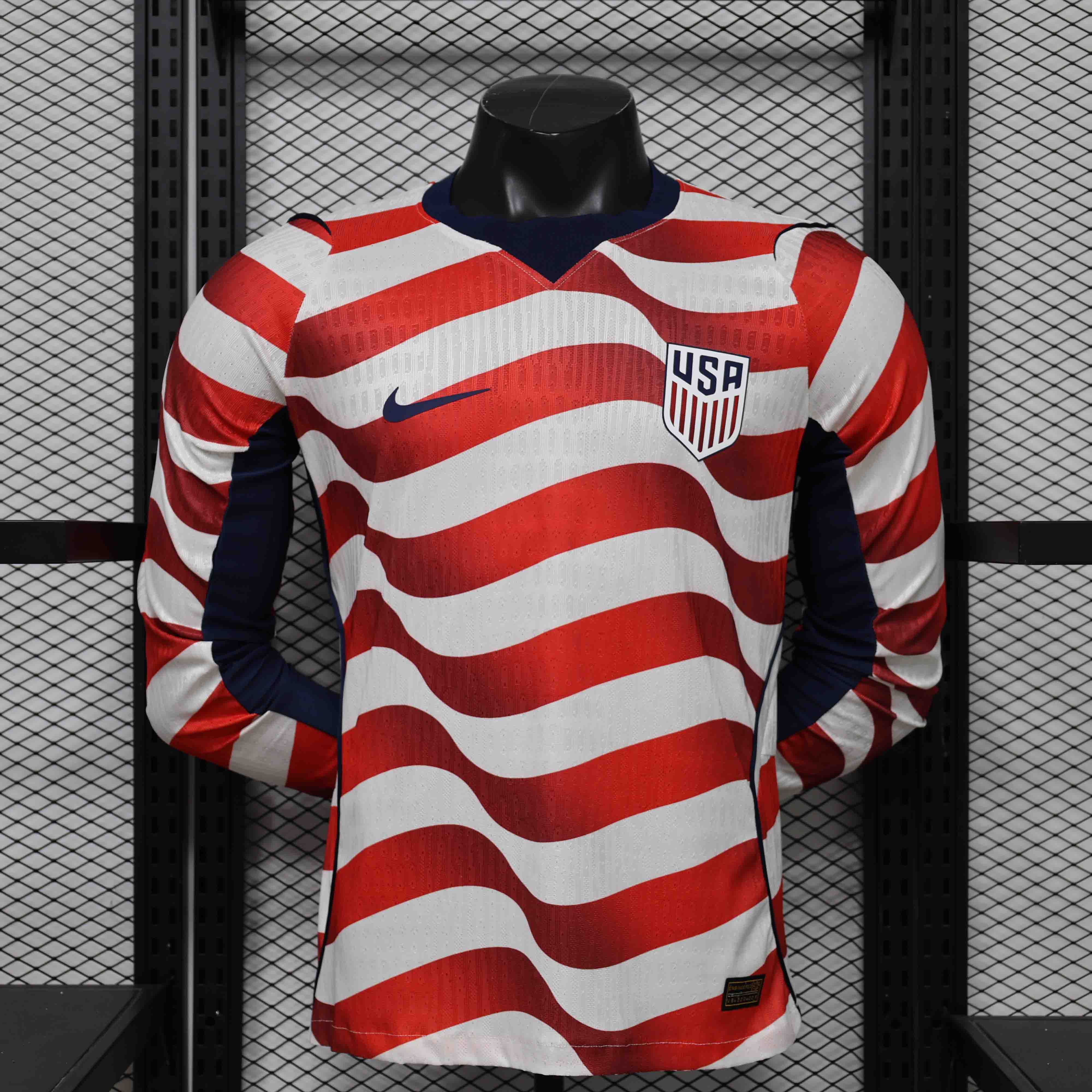 Maillot USA domicile manches longues Coupe du monde 2026
