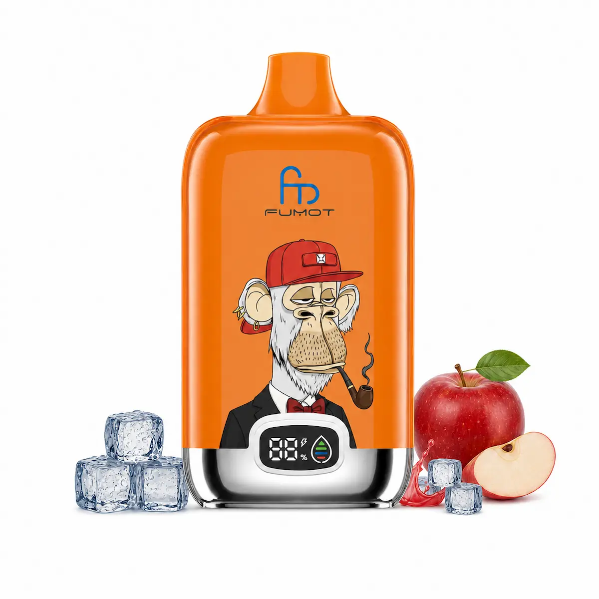 Fumot Digital Box 12000 Red Apple Ice – Einweg-Vape, Produktansicht