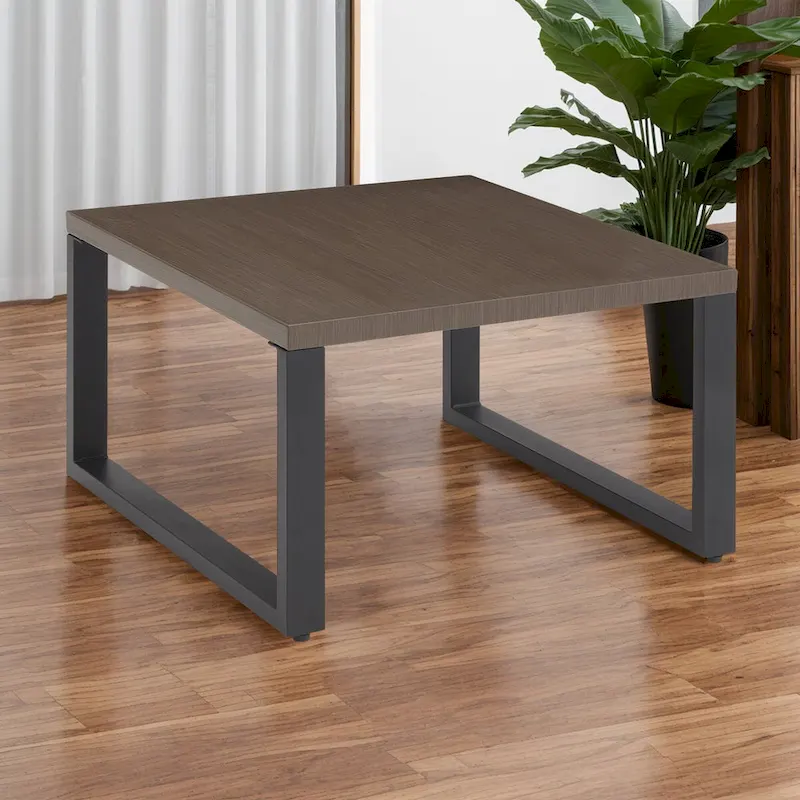 Patio Coffee Table, Metal Steel Outdoor Table