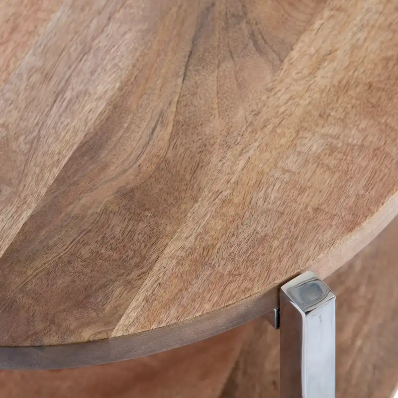 Kate and Laurel Lamaar Round Side Table - 19x19x25