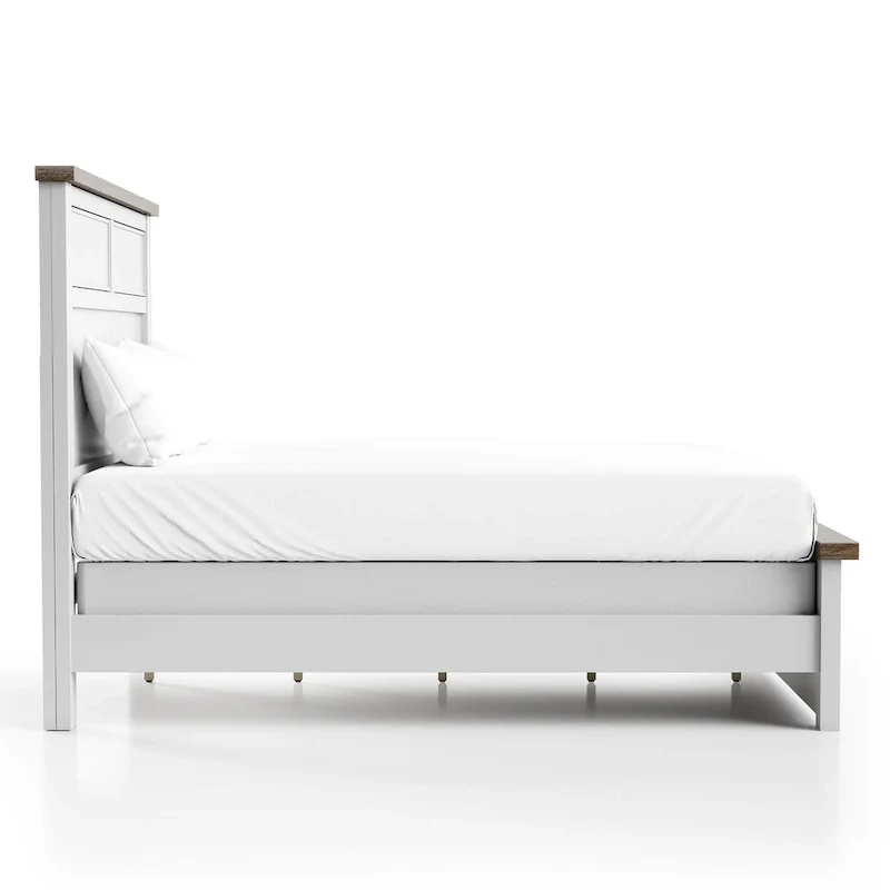 Furniture of America Althea Modern Farmhouse Pinewood Panel Bed