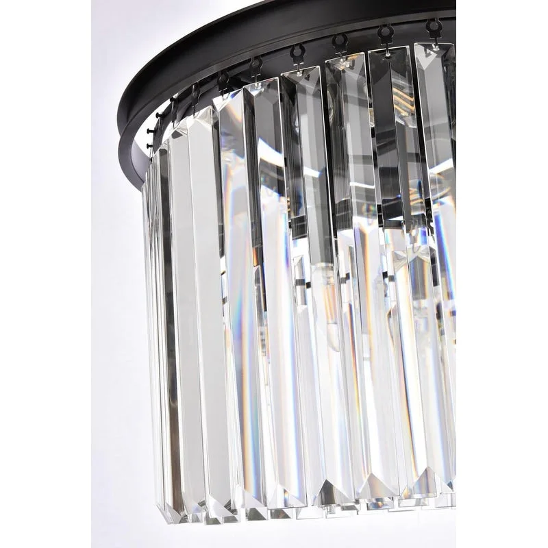 Royce Edge 6-Light Matte Black Pendant