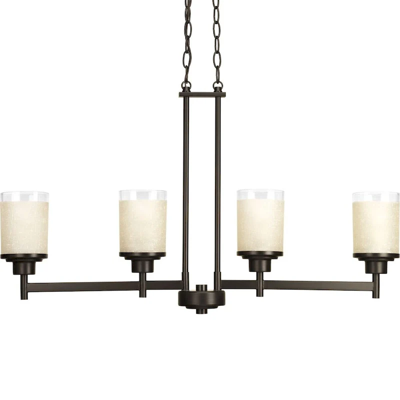 Progress Lighting Alexa 4-light Linear Chandelier - N/A