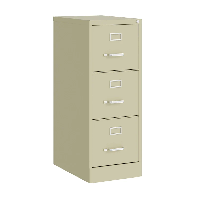 Hirsh 22-in Deep 3 Drawer, Letter Width, Vertical File Cabinet