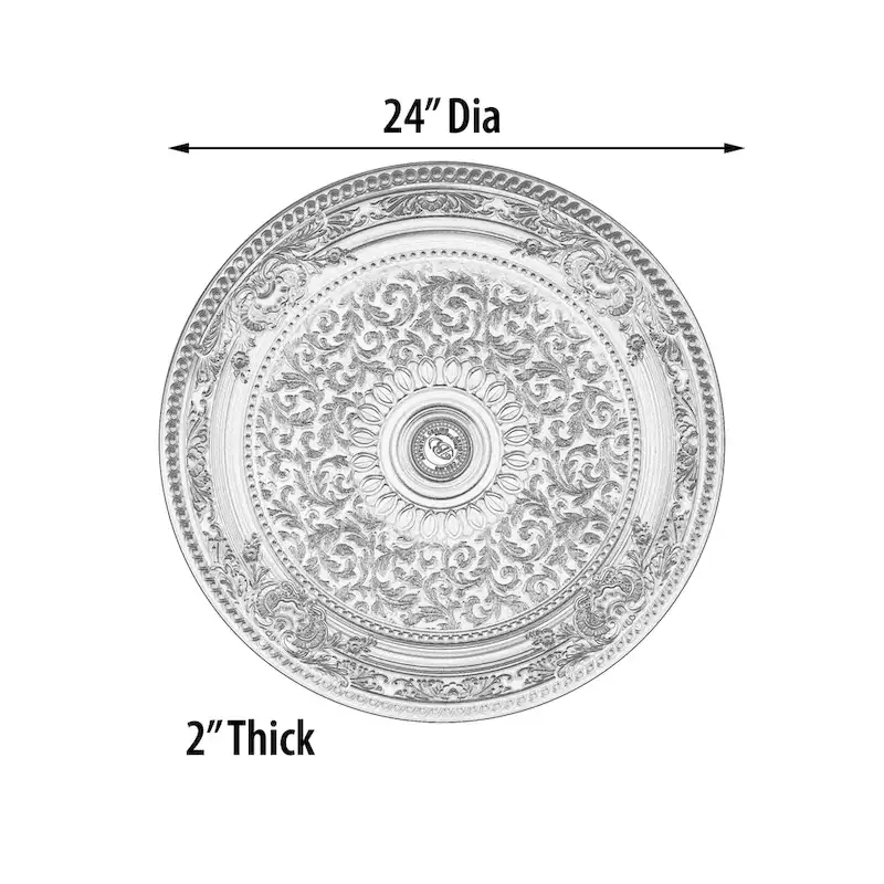 24in Cherub Sky Ceiling Medallion