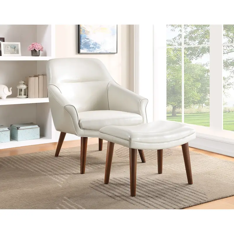 Waneta Chair and Ottoman