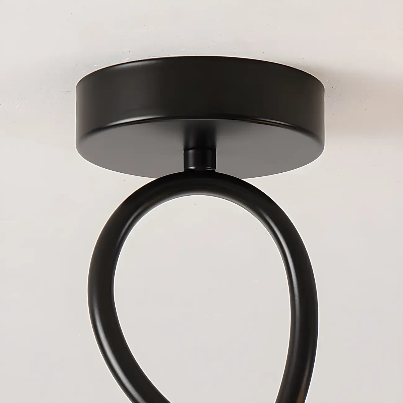 Hallway Dual Globe Glass Semi Flush Ceiling Light