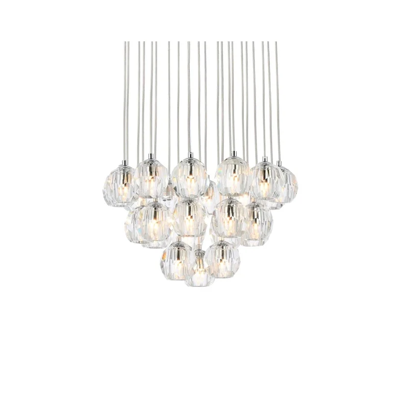 Ella 19-Inch 24-Lights Pendant - N/A