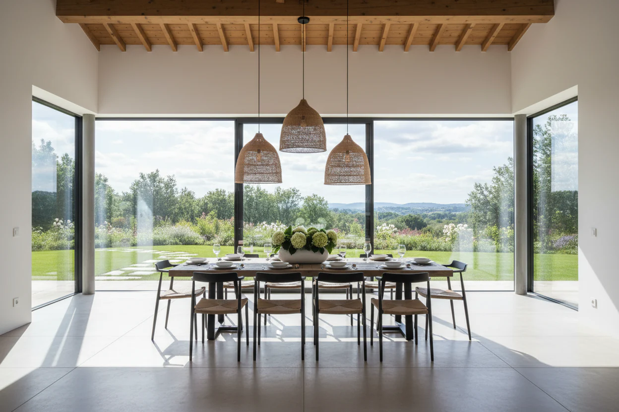 Alpine Prairie Rectangular Dining Table - N/A