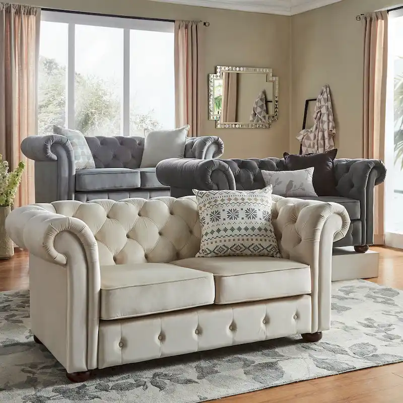 Gdansk Chesterfield Loveseat