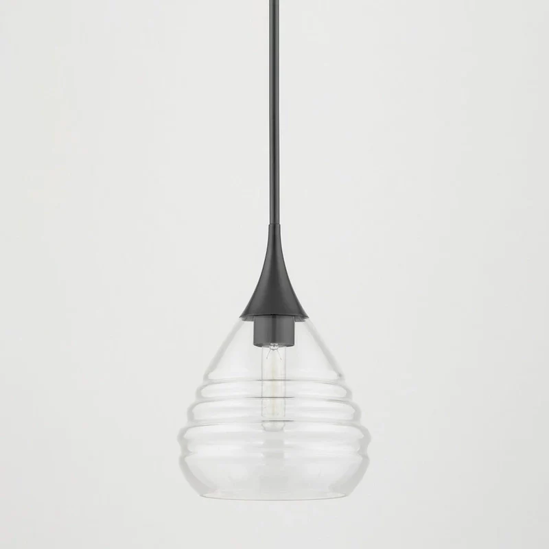 Mitzi by Hudson Valley Marissa 13-inch Pendant with Clear Glass