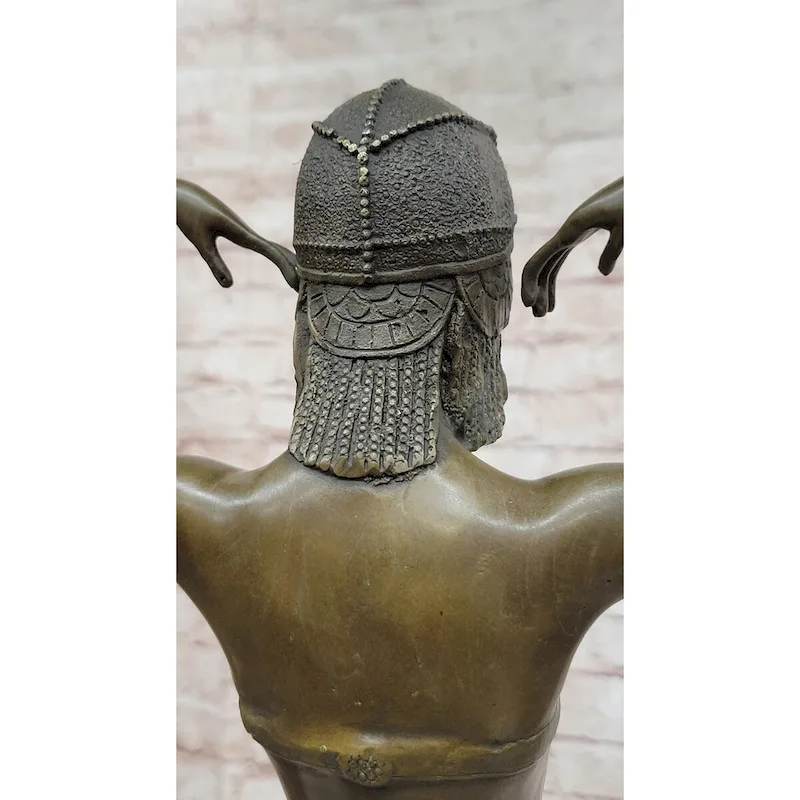 Illusion Of Virtue Art Deco Bronze Sculpture Statue By Demetre Chiparus